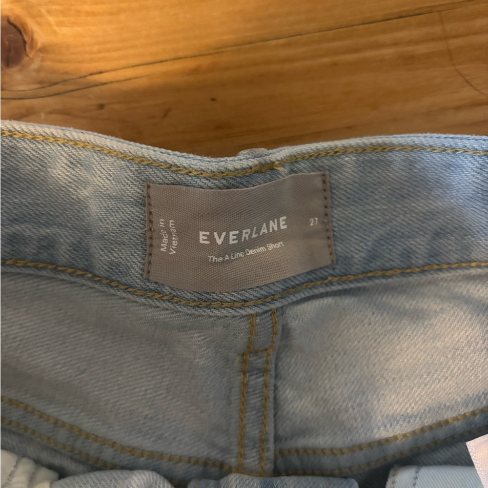Everlane A Line denim short size 27